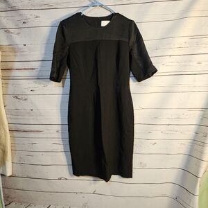 Boss‎ Black Sheath Dress Crew Neck Short Sleeve